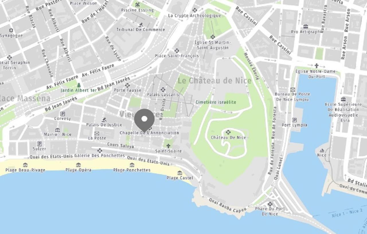 Aparthotel Riviera - Barillerie 3 - Vieille Ville 50M De La Plage- 4 Pieces - Ac Νίκαια Εξωτερικό φωτογραφία